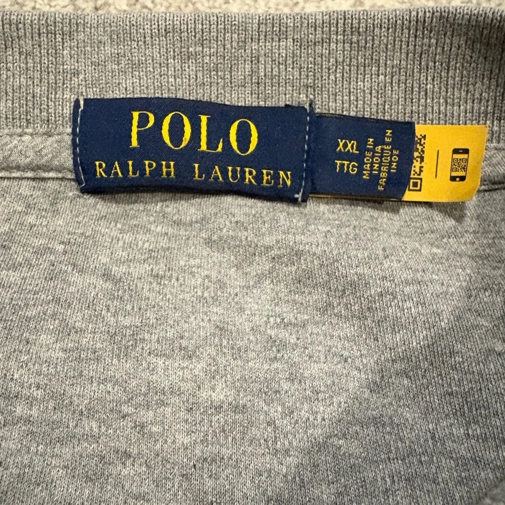 Ralph Lauren Classic Gray Cotton Polo Shirt